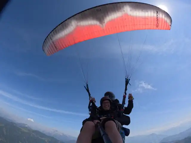 Tandem-Paragliding in Salzburg vom Gaisberg
