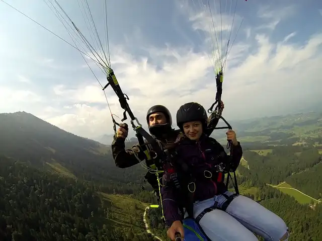 Tandemflug am Gaisberg