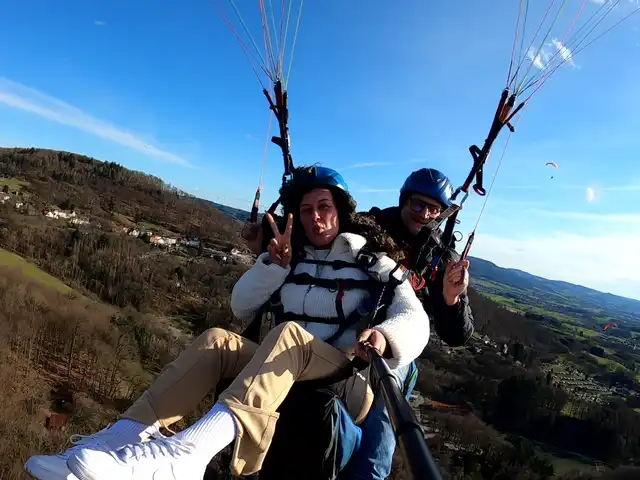 Tandem-Paragliding in Seidenbacher Eck