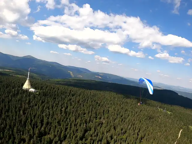 Tandem-Paragliding in Cerna hora