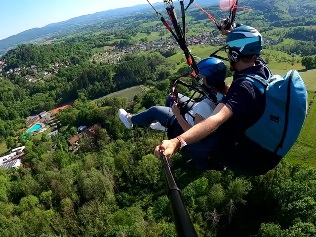 Tandem-Paragliding in Seidenbacher Eck