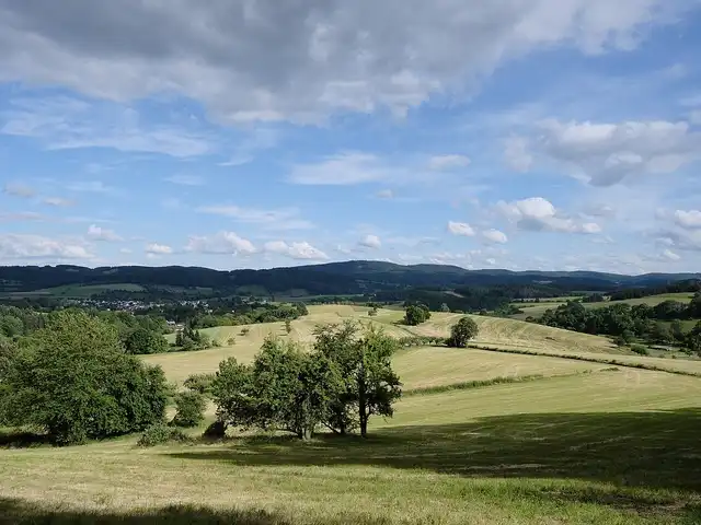 Blick über Fränkisch Crumbach