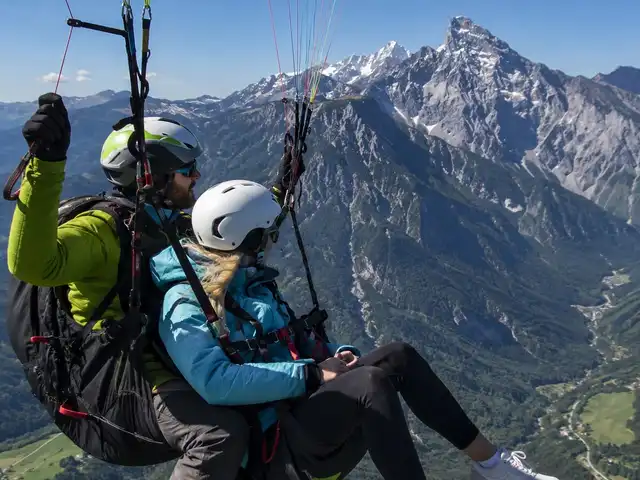 Tandemflug am Watzmann