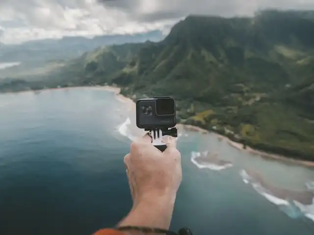 Selfie Stick Action Camera