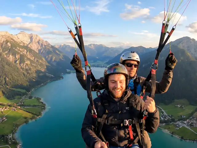 Tandemflug Achensee - der Achensee