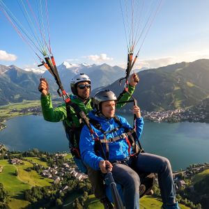 Tandemflug Zell am See - der Zeller See
