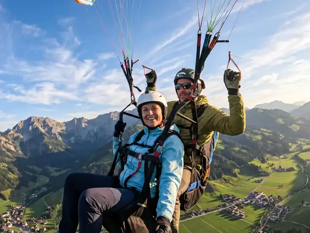 Tandemflug Niederau - die Wildschönau