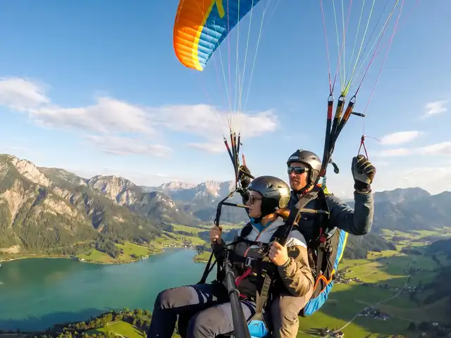 Tandemflug Kössen - der Kaiserwinkl mit Wildem Kaiser