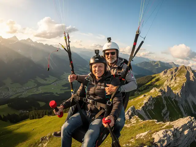 Tandemflug Fieberbrunn - die Kitzbüheler Alpen