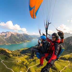 Tandemflug Achensee - der Achensee