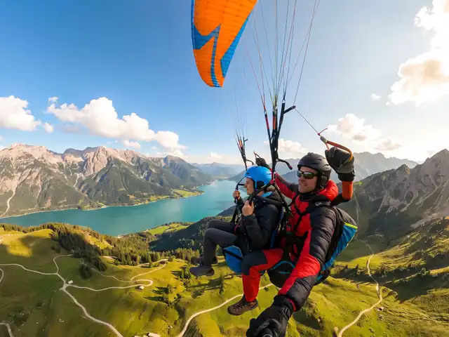 Tandemflug Achensee - der Achensee