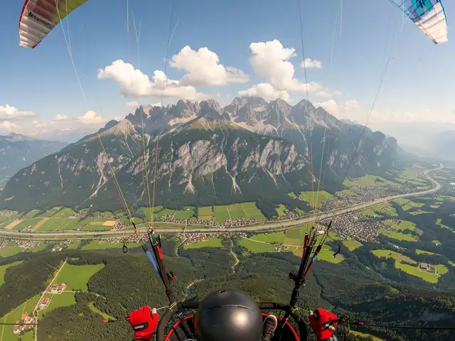 Tandemflug Kössen - ideale Wetterbedingungen