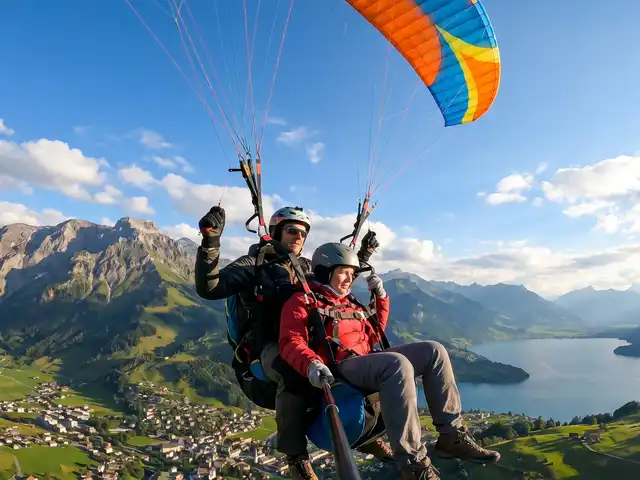 Tandemflug Engelberg - der Engelberg