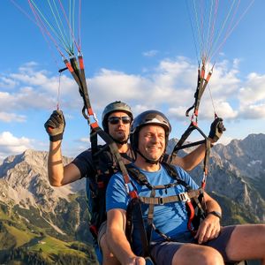 Tandemflug Werfenweng - die Bischlinghöhe