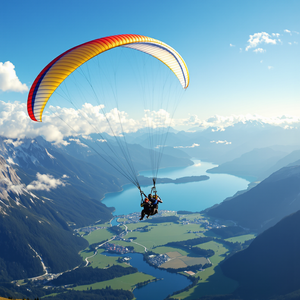 Tandemflug Hochries - der Chiemsee