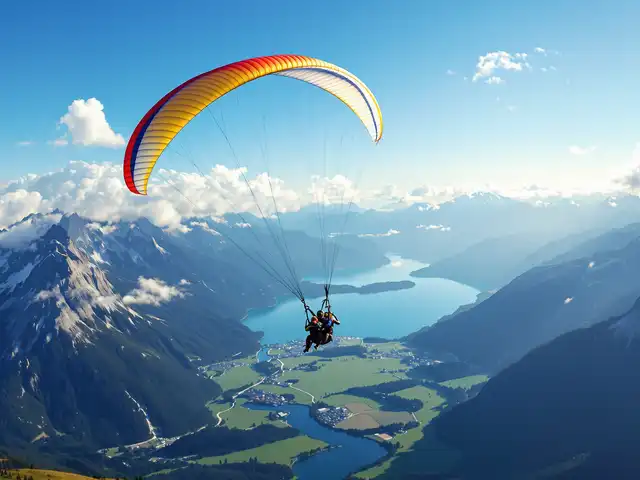Tandemflug Hochries - der Chiemsee