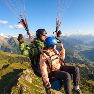 Tandemflug Crans-Montana - das Wallis