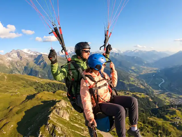 Tandemflug Crans-Montana - das Wallis