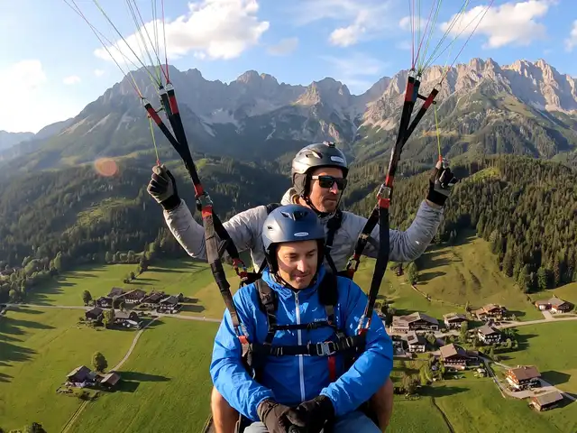 Tandemflug Ellmau - das Kaisergebirge