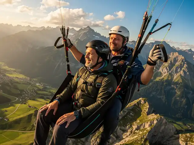 Tandemflug Fieberbrunn - die Kitzbüheler Alpen