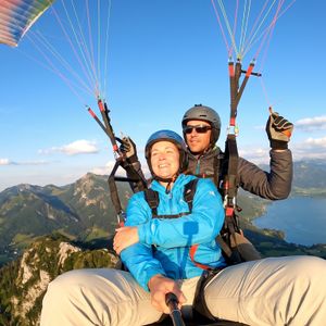 Tandemflug Zwölferhorn - der Wolfgangsee