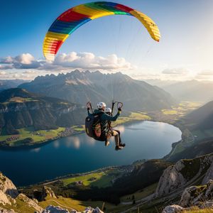 Tandemflug Tegernsee - der Tegernsee