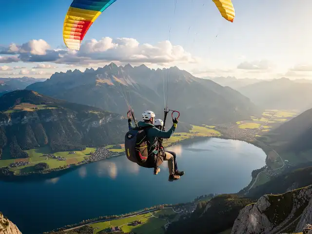 Tandemflug Tegernsee - der Tegernsee
