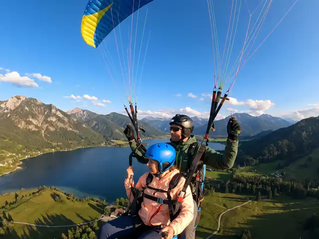 Tandemflug Tegernsee - der Tegernsee