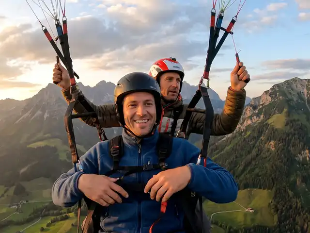 Tandemflug Ellmau - das Kaisergebirge