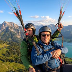 Tandemflug Zwölferhorn - der Wolfgangsee