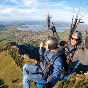 Tandemflug Kampenwand - der Chiemsee