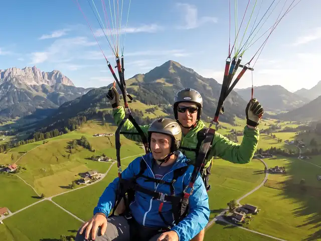 Tandemflug Söll - die Hohe Salve