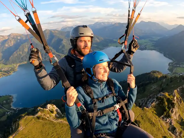 Tandemflug Tegernsee - der Tegernsee