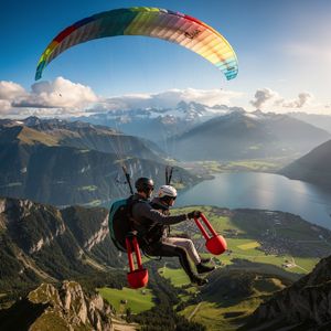 Tandemflug Zell am See - der Zeller See