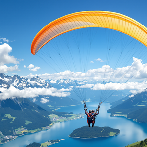 Tandemflug Tegernsee - der Tegernsee