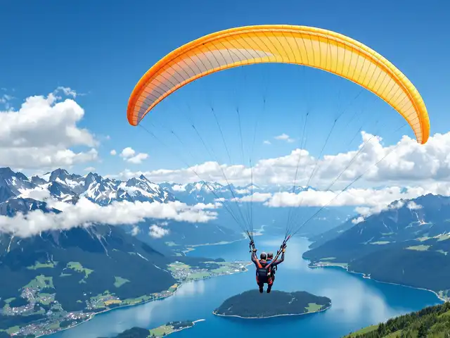 Tandemflug Tegernsee - der Tegernsee