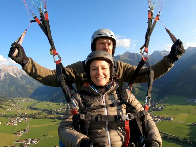 Tandemflug Finkenberg - das Zillertal