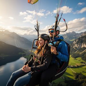 Tandemflug Tegernsee - der Tegernsee