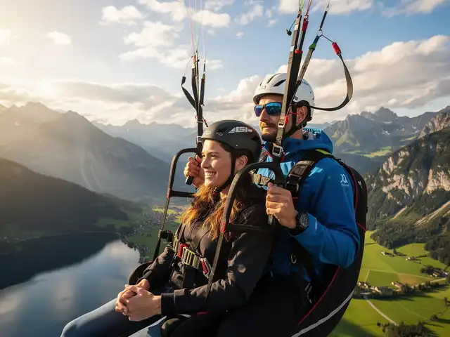 Tandemflug Tegernsee - der Tegernsee