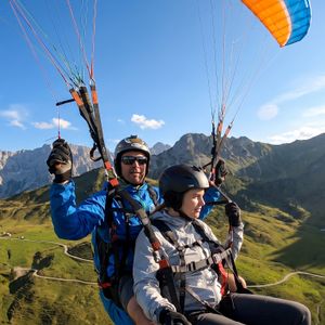 Tandemflug Werfenweng - die Bischlinghöhe