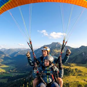 Tandemflug Hochfelln - der Chiemgau