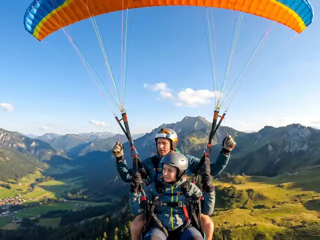 Tandemflug Hochfelln - der Chiemgau