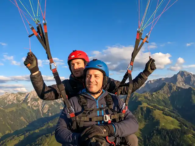 Tandemflug Fieberbrunn - die Kitzbüheler Alpen