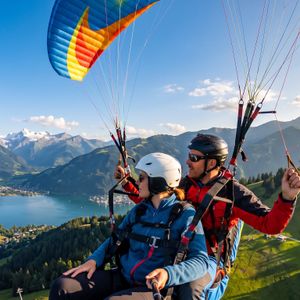 Tandemflug Zell am See - der Zeller See
