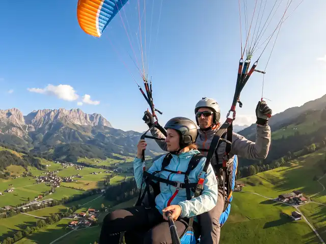 Tandemflug Westendorf - die Kitzbüheler Alpen