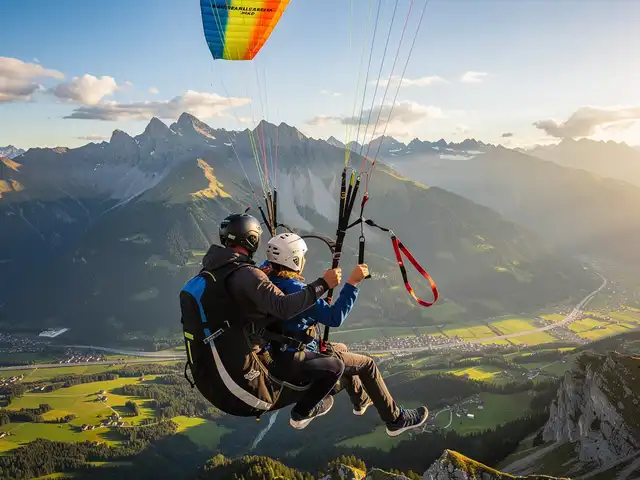 Tandemflug Finkenberg - das Zillertal