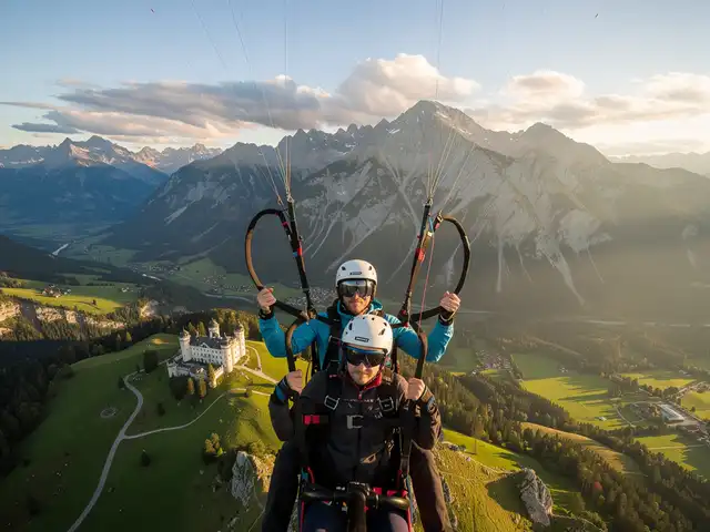 Tandemflug Oberammergau - der Laber