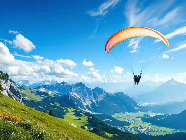 Tandemflug Ellmau - das Kaisergebirge