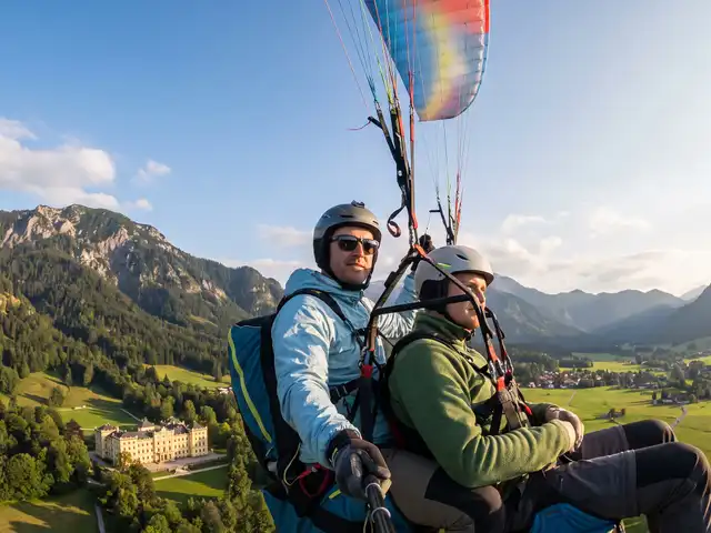 Tandemflug Oberammergau - der Laber