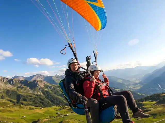 Tandemflug Crans-Montana - das Wallis